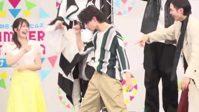 He's not about to be outdone lol.