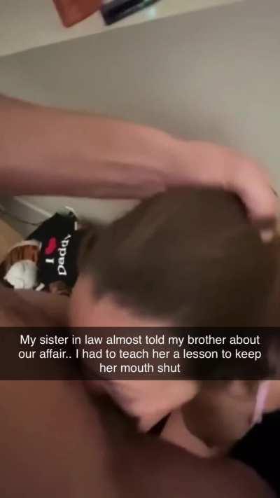 Better keep her mouth shut