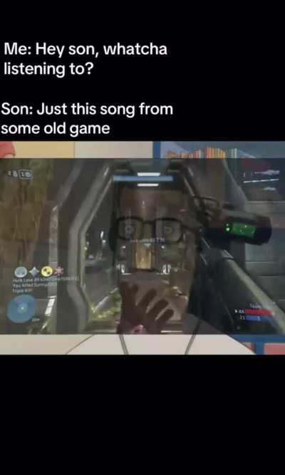 When the song hits you deeply 