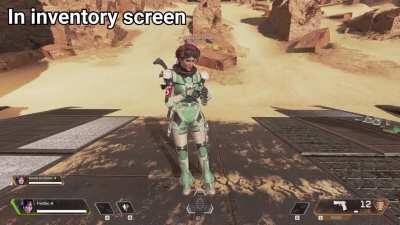 I really like Horizon's idle animations, very nervous and easily distracted. Also she doesn't hold a rifle properly.