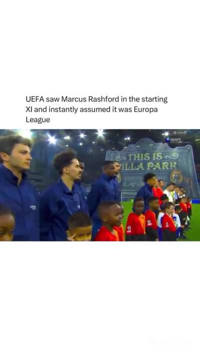 Rashford is the face of Europa League?