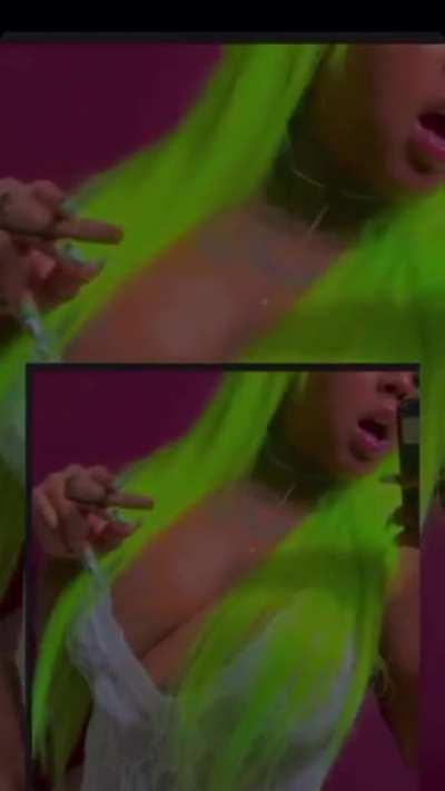 I’m sure she posting stuff like this. This the videos that get taken down on Instagram.