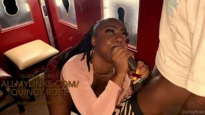 BBC Big Ass Big Tits Blowjob Cock Milking Cum Cumshot Ebony Ebony Couple Porn GIF by moneymane6