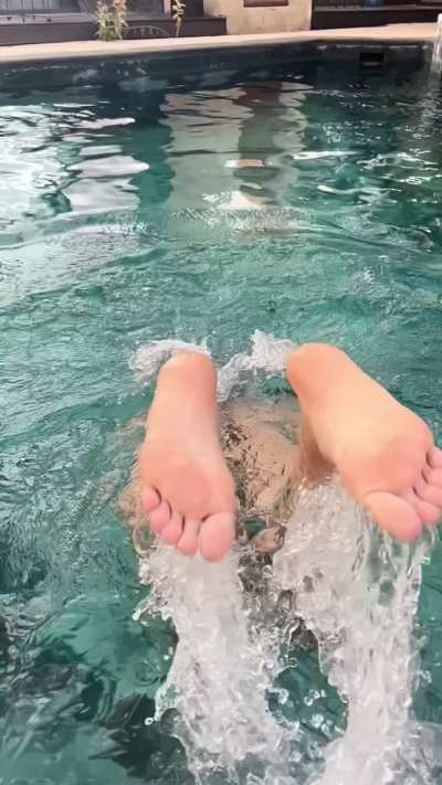 My favorite place is in the water