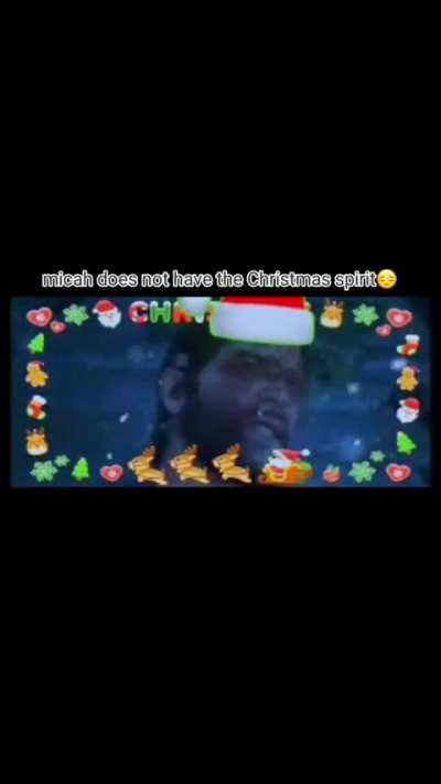 Why’d doesn’t michelly belly have Christmas spirit? Is he Scrooge? (As in humbug?)