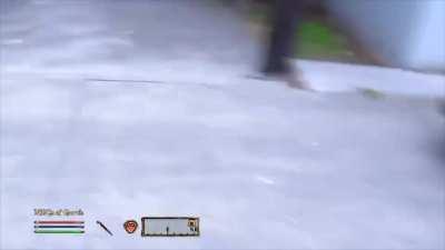 Man Recording Sits Next to Boomer, Boomer Freaks Out