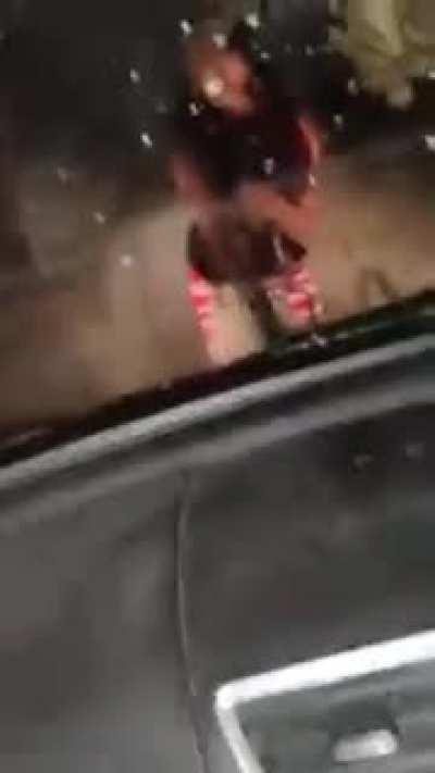 Stopping to Help a girl at Night