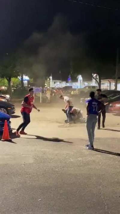 Halloween night in Tampa, FL