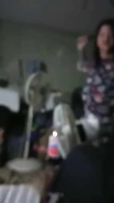 Methed out mom almost kills son over toilet paper. “ where my gun?”