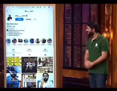 Content creator with 1 million subscribers in Sharktank India !!