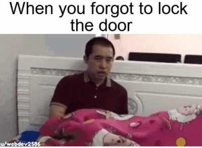 I thought I was home alone :(