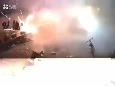 Fireworks in China for Lunar New Year