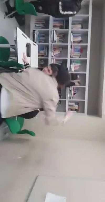 The kid in white made fun of the kid in black cuz he shaved his legs 💀 still won tho