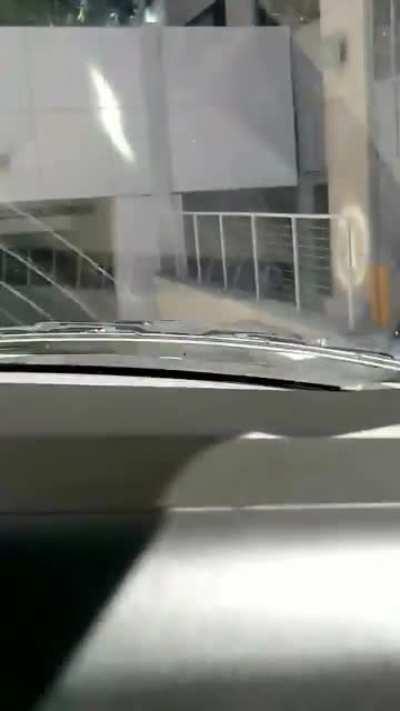 Conservative Republican/Trumpers are quickly evacuated from violent liberal Antifa mob at S.F. free speech rally