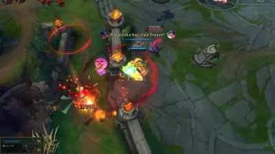 i was spamming attack move to kill veigar, but something even better happened. (oneshot)