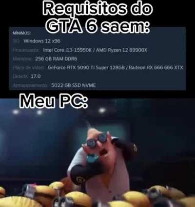 Meu amigo falando que vai rodar no Pc dele