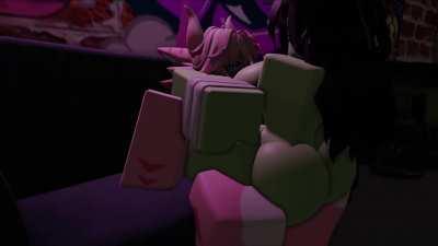 A shark finds trouble with a zombie girl~! A collab with Mura, check them out!!