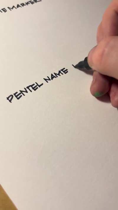 Who else loves a marker?