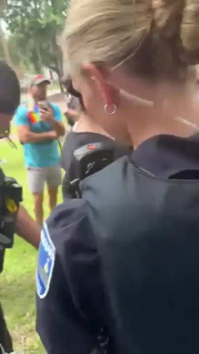 Peaceful protesters arrested for wearing masks, while ICE hides theirs. This is fascism wrapped in a badge.