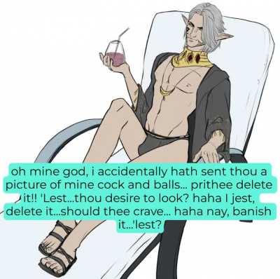 Urianger sends you his valentine