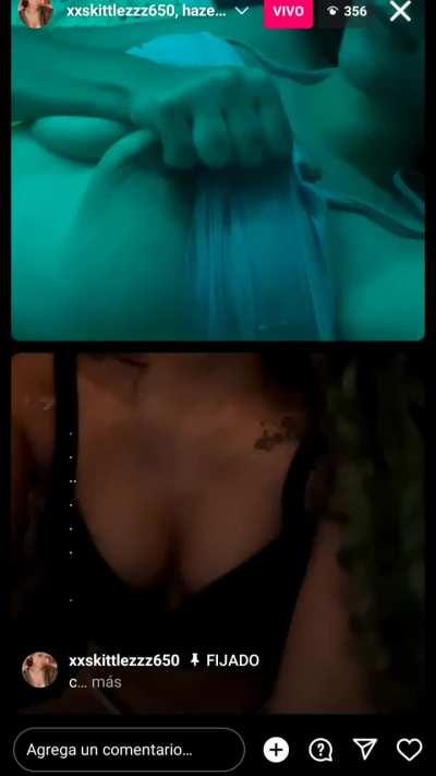 @xxskittlezzz650 titties teasing 