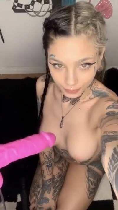 Dildo suck