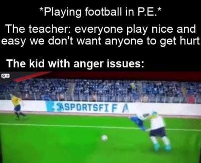 He is just a bit competitive