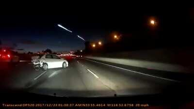 Always pay attention to the road. Anyways, look at that rocket!