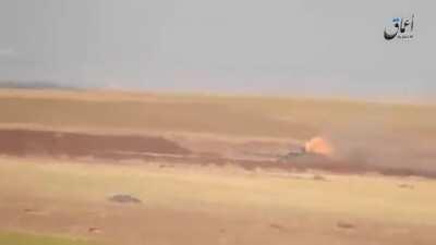 YPG Tank Cook Off After an ATGM Missile Hit