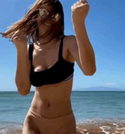 Happiest Goofball at the beach