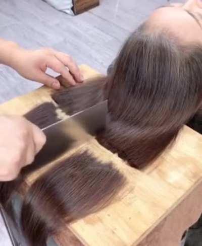 Haircut? Yes, I'll have a cleaver chop please