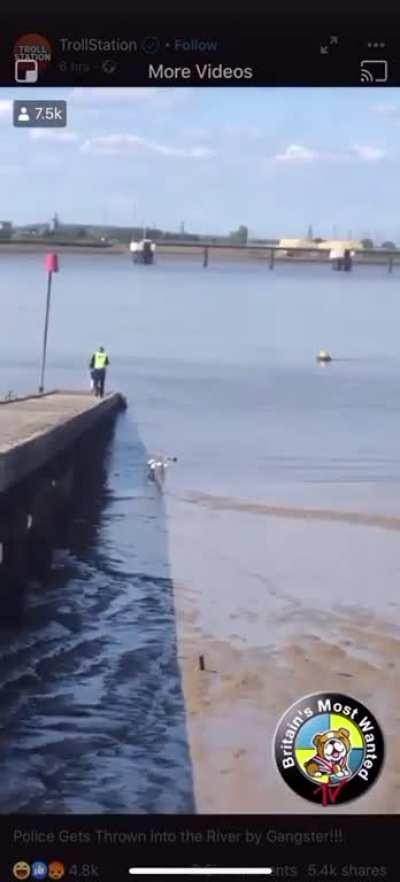 Cop chases down master mind criminal...