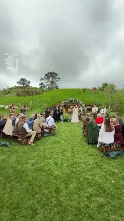 When a real hobbit shows up to your hobbit wedding