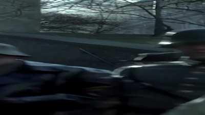 Wide Austrian painter walk but he gets shot (by KAISER VS)