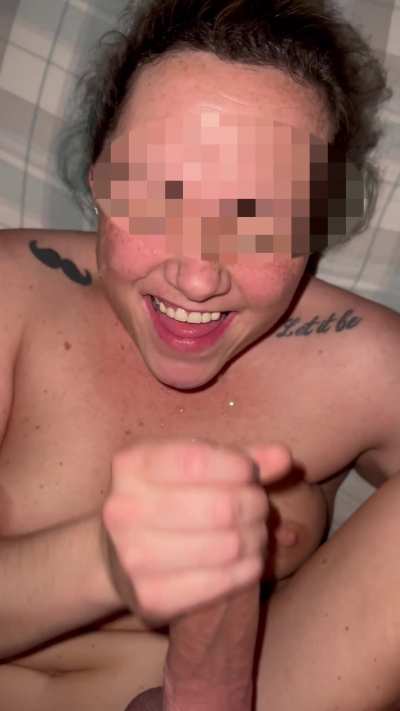 Love getting to aim his big dick!