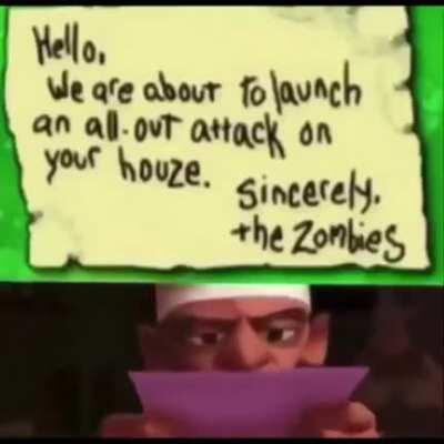 Zombies are cumming