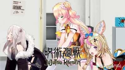 Nenechi trying a Jujutsu Technique