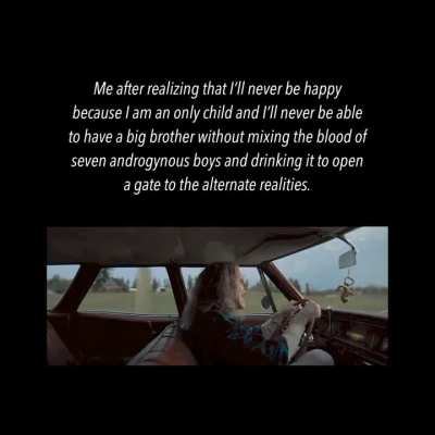 I didn’t know that I needed it before realizing that I could never have it.