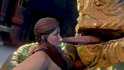 Princess Leia, Ahsoka Tano and Oola - Jabba's Slaves (PN34) [Star Wars]