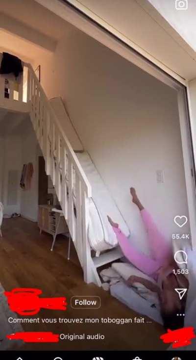 Did you think anything else would happen when you jump headfirst down the stairs?