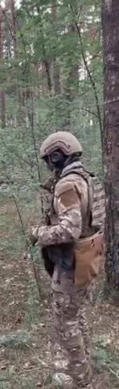 Wagner mercenaries chilling somewhere in the forest