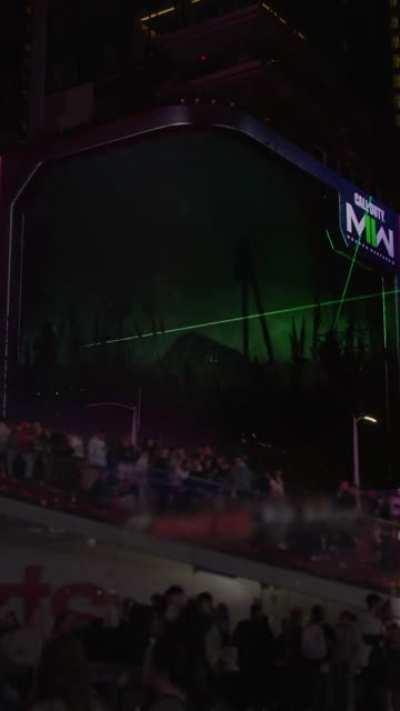 This Call of Duty video that played in Times Square