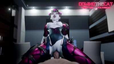 Spider Widowmaker riding (DominotheCat)