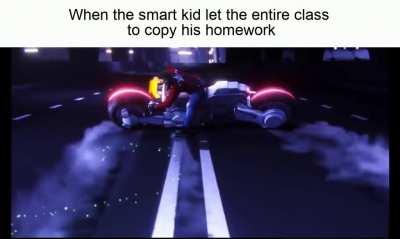 Just don't make it too obvious.