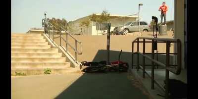 HMFT after slamming his head against a metal pole