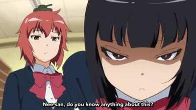 In anime once you're grabbed by the face , you are done for. [Plastic Nee-san]