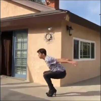 Thanks I hate this backflip in heels