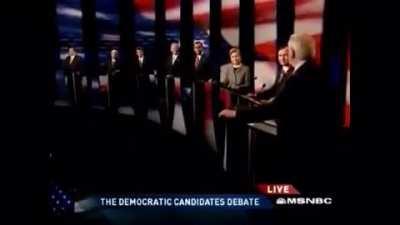 In one of the greatest debate moments in American history, Mike Gravel called out some of the world's most prolific warmongers to their faces.