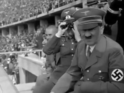 Hitler watching 1936 Olympics high on dexamphetamine