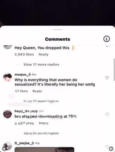 It’s always the comment section….